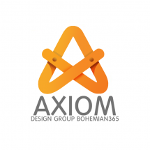텍스트+로고 디자인 NO-7 / AXIOM